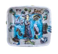An Italian Ceramic Bowl Width 14 1/4 inches. — MARCELLO FANTONI, CIRCA 1968