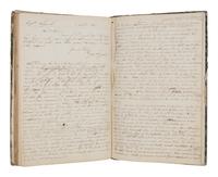 [CHICAGO HISTORY - CHICAGO FIRE]. MANUSCRIPT LEDGER of D. Clark and Company, Chicago, 1849-1873.