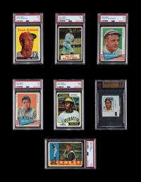 A Collection of Hall of Fame Graded Baseball Cards