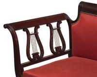 A Classical Style Carved Mahogany Sofa