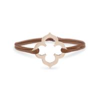 CARTIER, WHITE GOLD QUATREFOIL BRACELET
