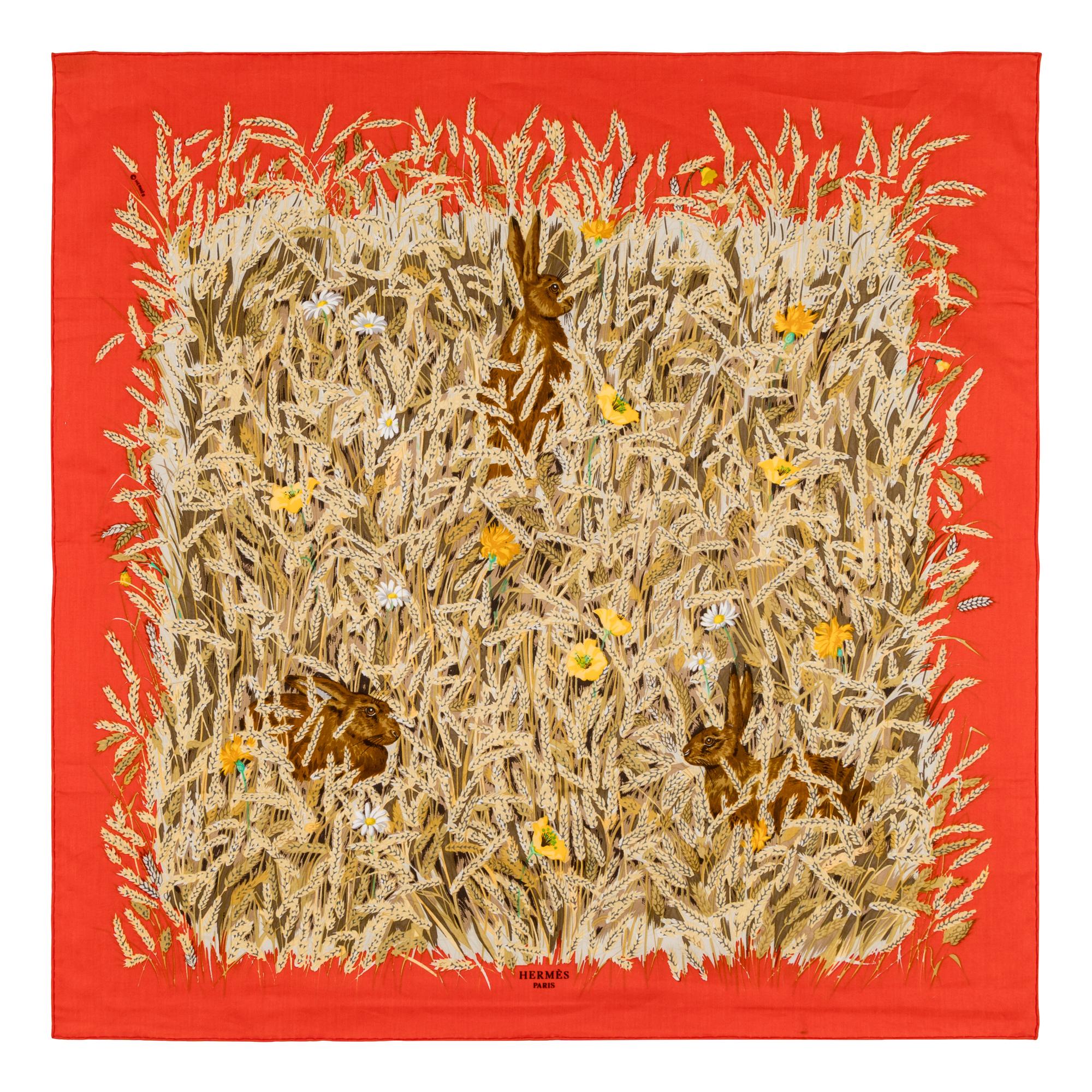 Hermès, Nine Cotton Scarves 65