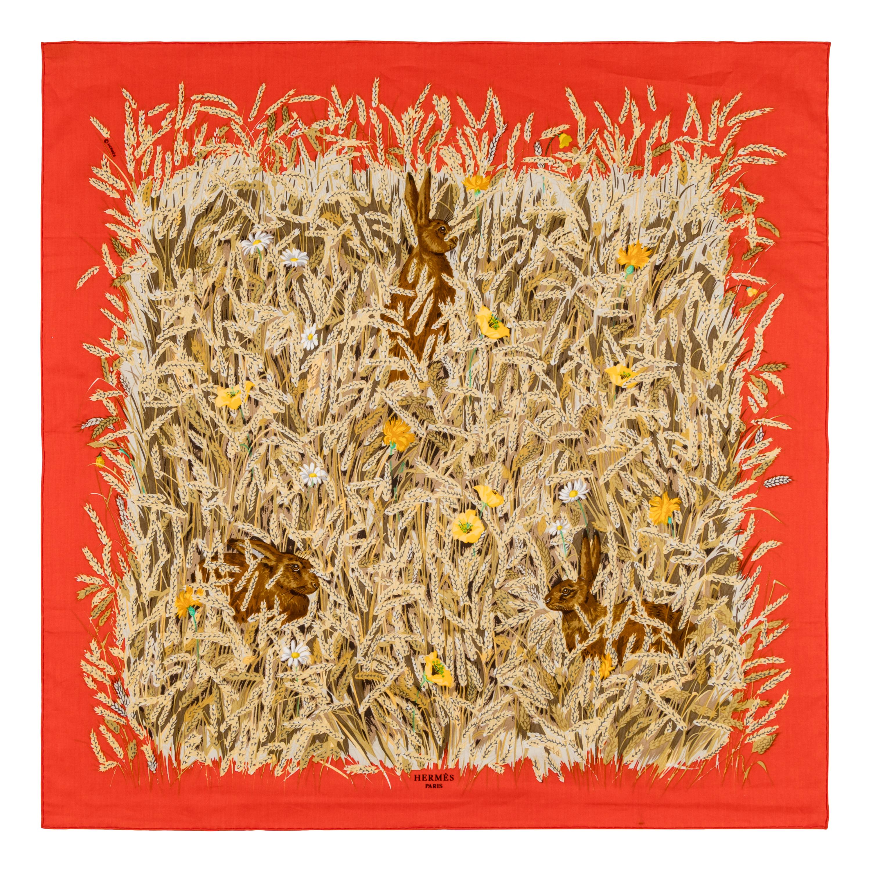 Hermès, Nine Cotton Scarves 65