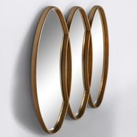 Triple Interlocking Gold Mirror LaBarge, Canada