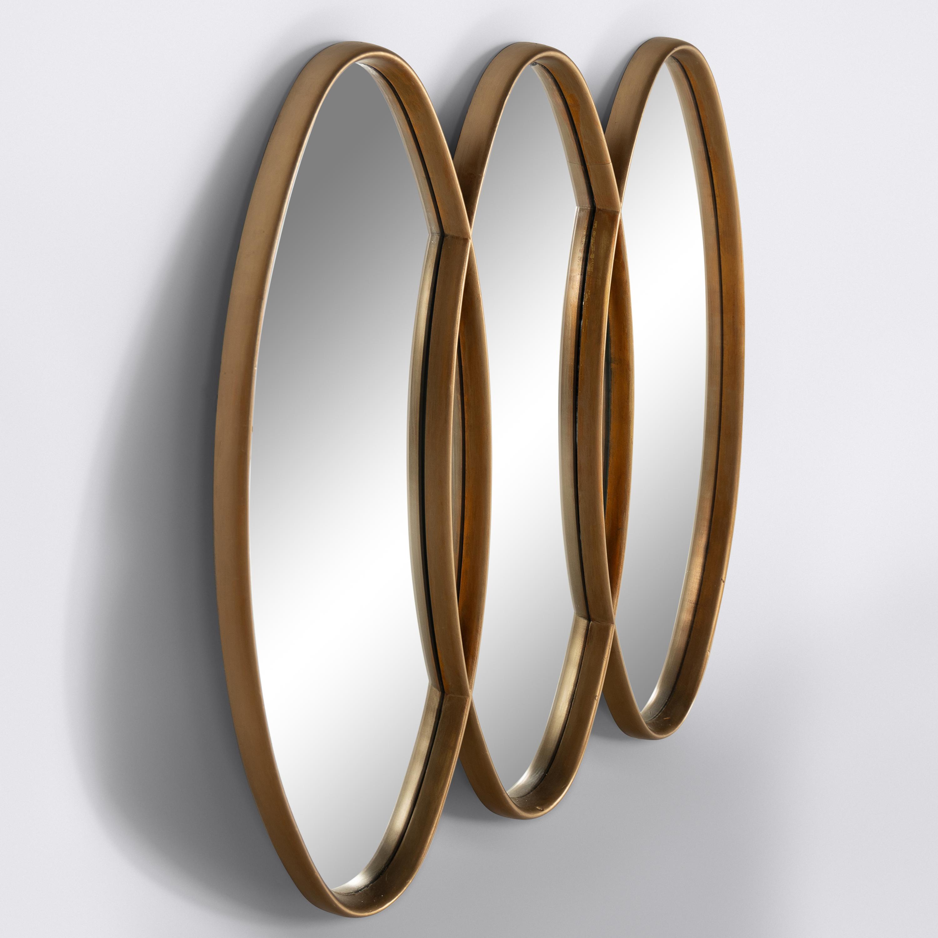 Triple Interlocking Gold Mirror LaBarge, Canada