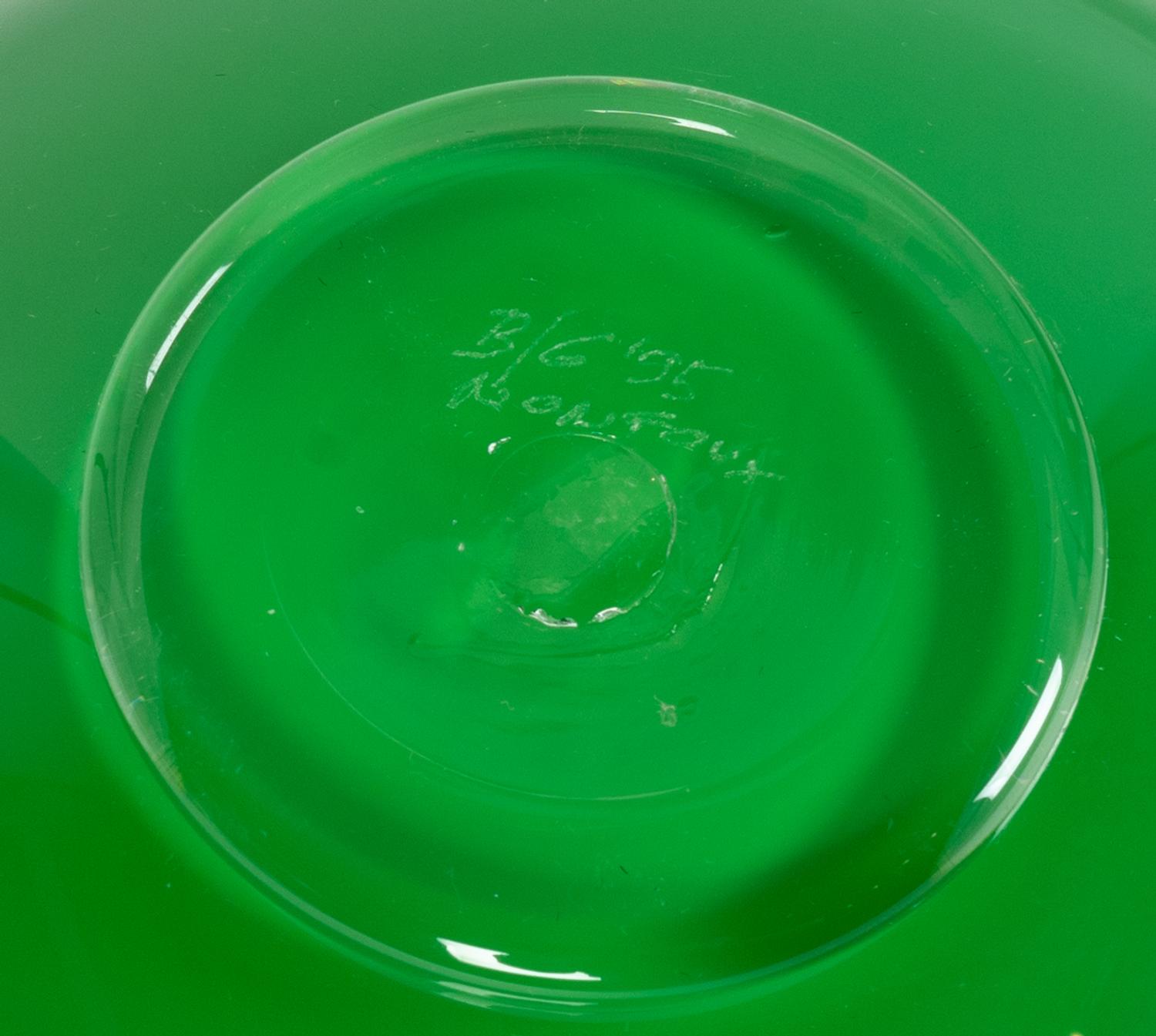A Set of Seven Baldwin Guggisberg Nonfoux Glass Bowls — DATED 1992-1995