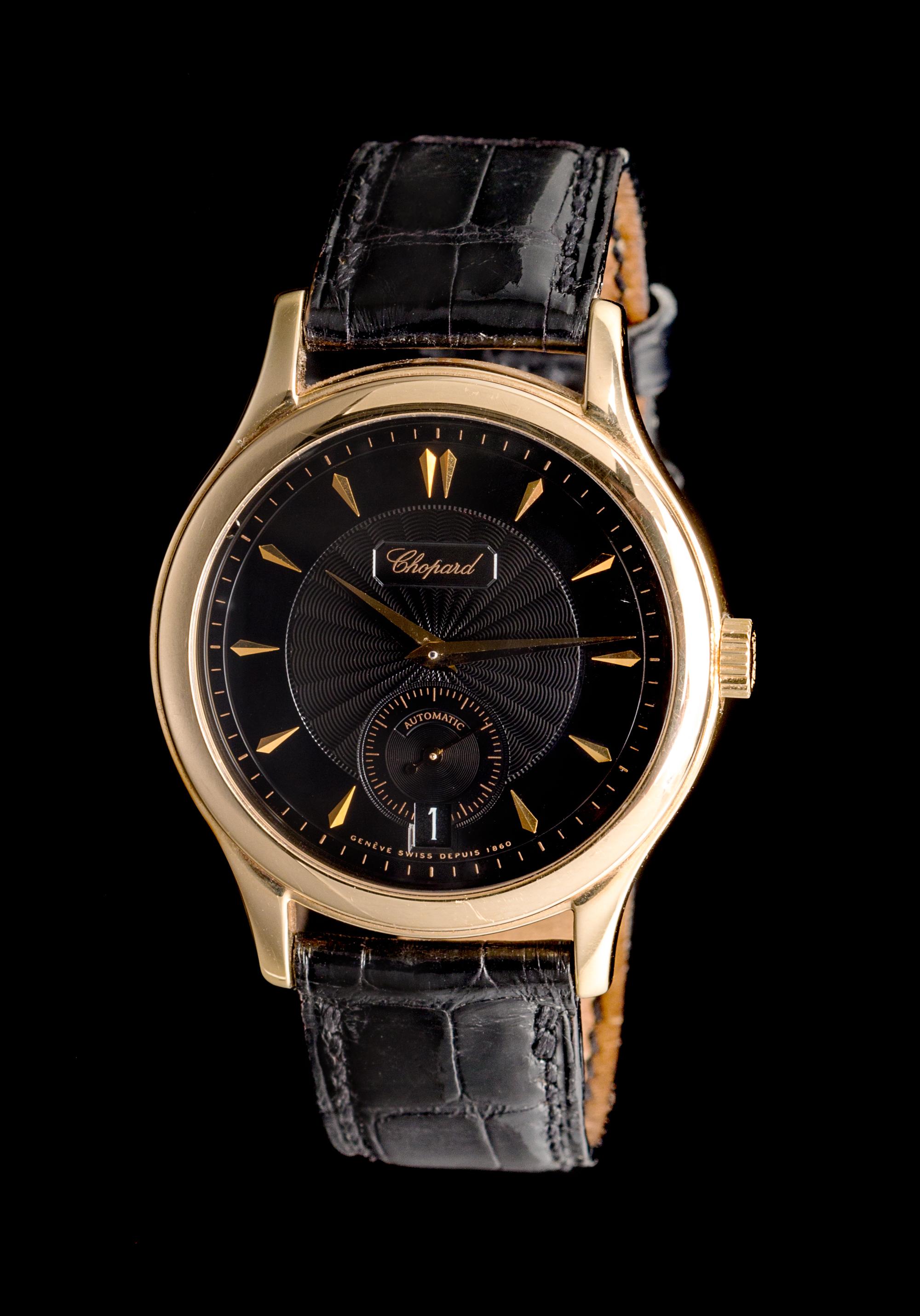 An 18 Karat Yellow Gold Ref. 16/1860/2 Wristwatch, Chopard,