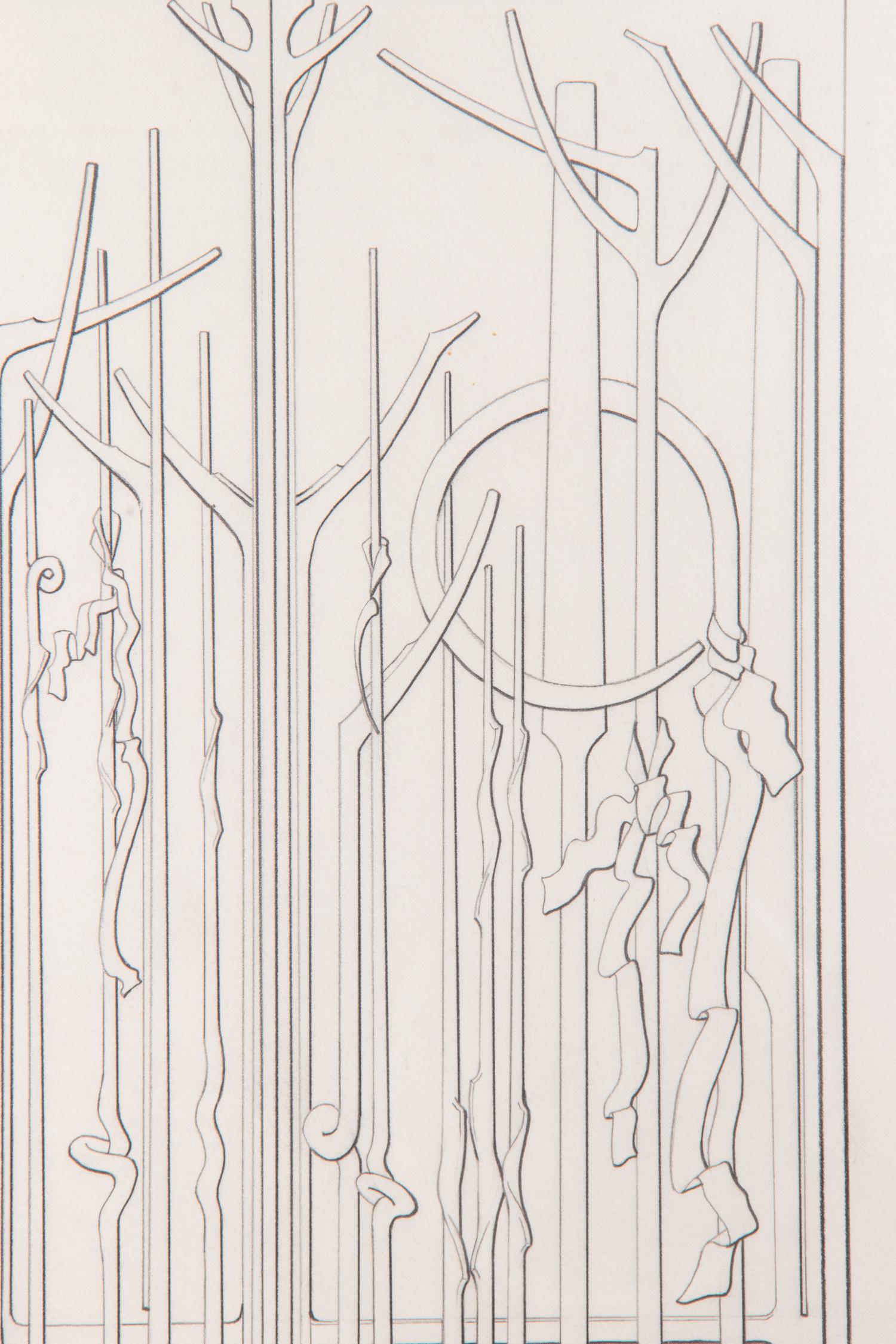 Proposal #1 for Memorial Gate, Ackland Art Museum, University of North Carolina at Chapel Hill , 1998