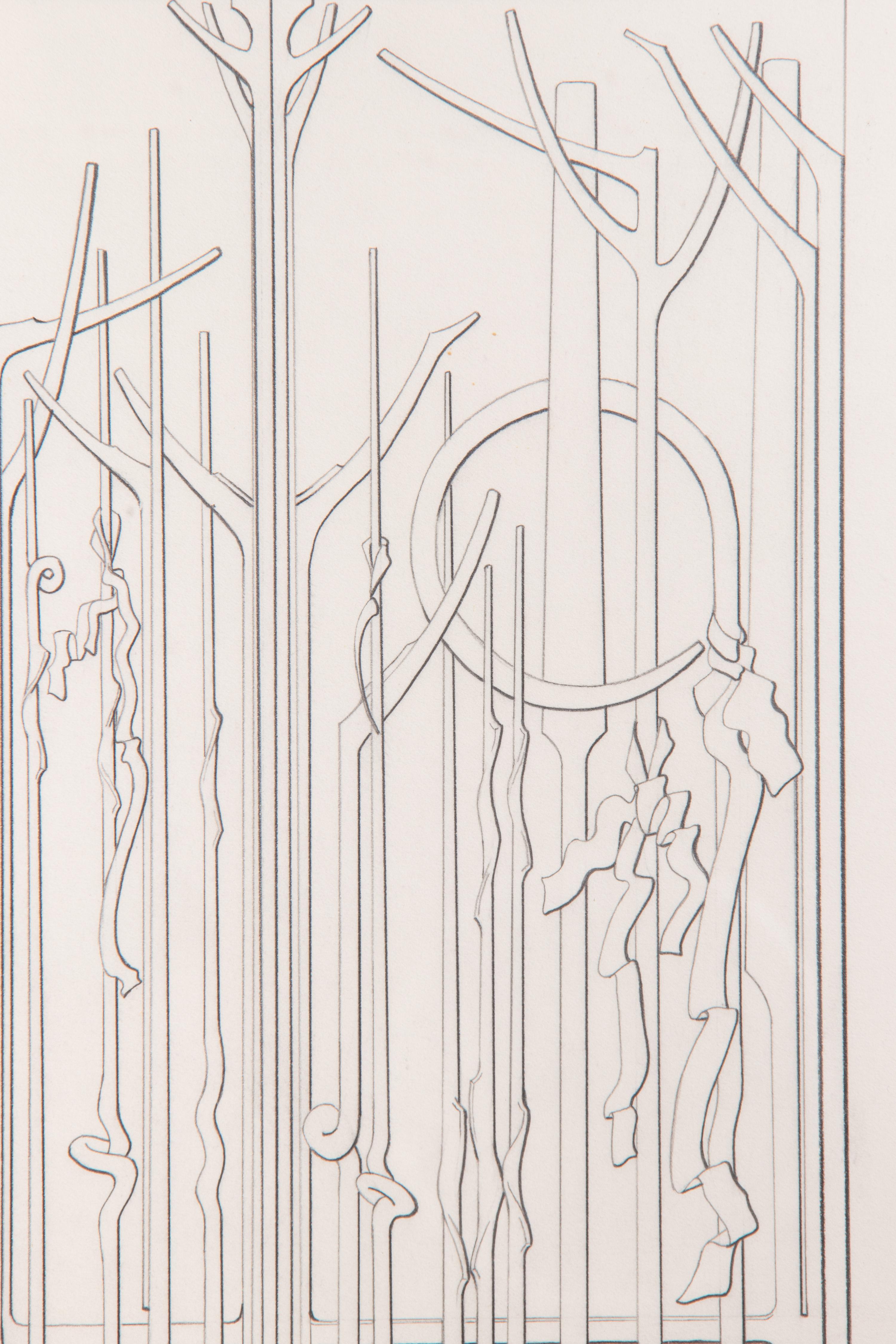 Proposal #1 for Memorial Gate, Ackland Art Museum, University of North Carolina at Chapel Hill , 1998