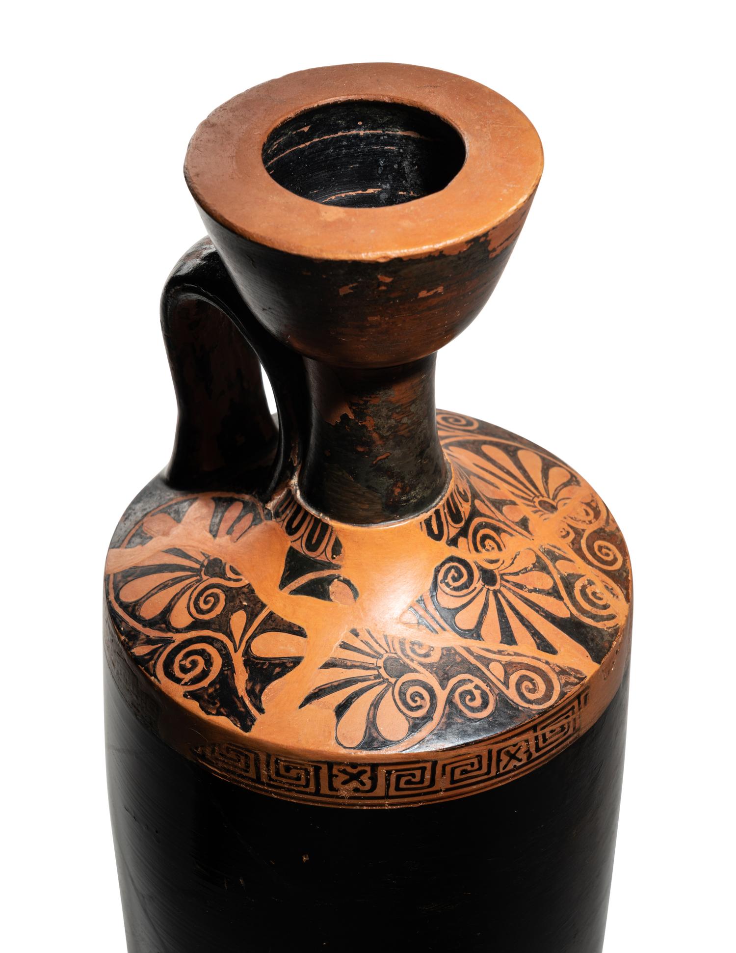 Two Attic Red-Figured Lekythoi