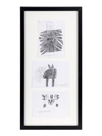 Untitled (Rocket), Untitled (Rabbit), and Untitled (Vehicle) (three works)