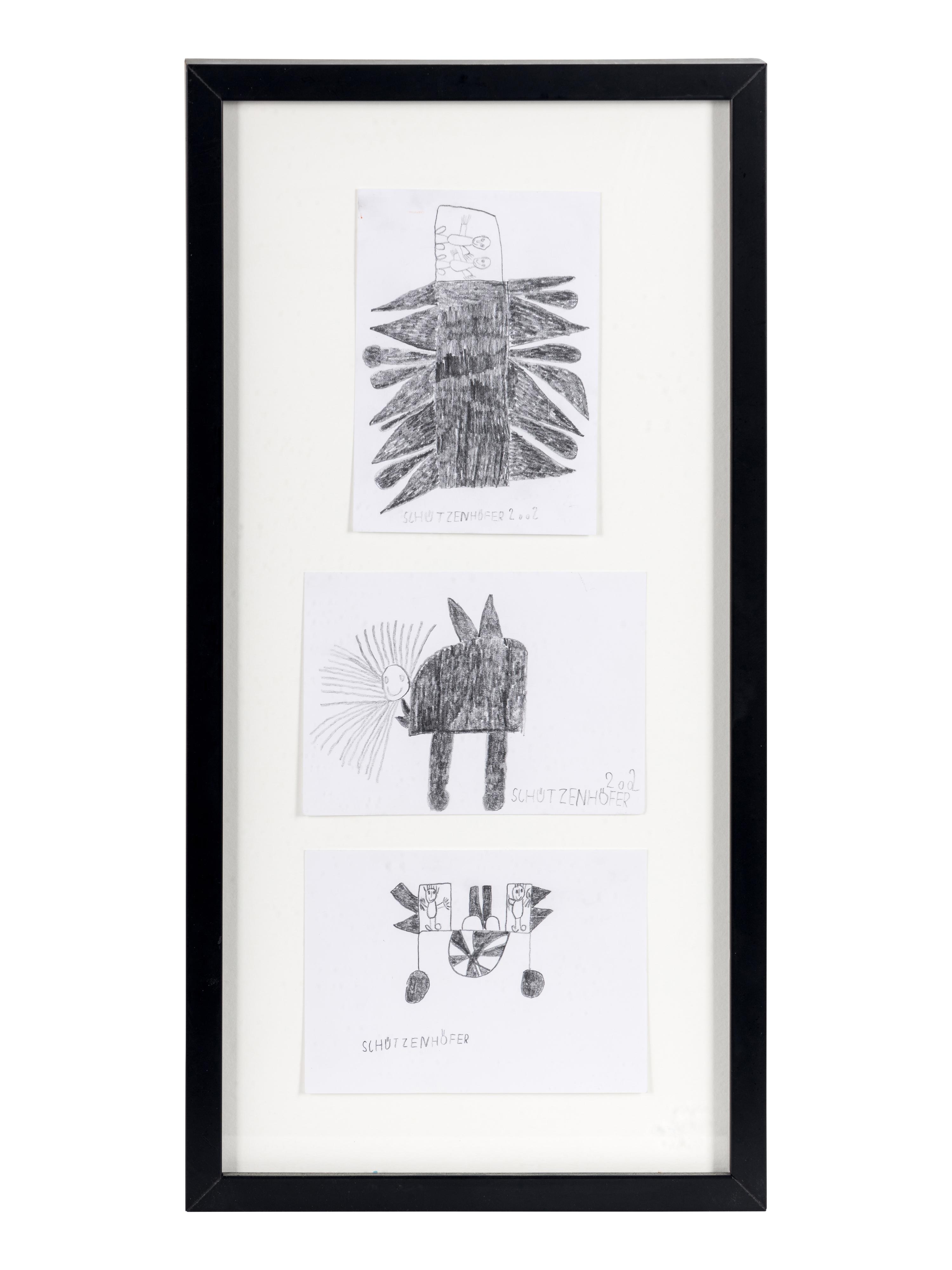 Untitled (Rocket), Untitled (Rabbit), and Untitled (Vehicle) (three works)