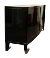An Art Deco De Coene Freres Ebonized Cabinet — 20TH CENTURY