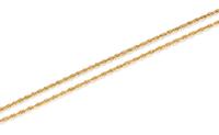 A Yellow Gold Longchain Necklace, 21.80 dwts.