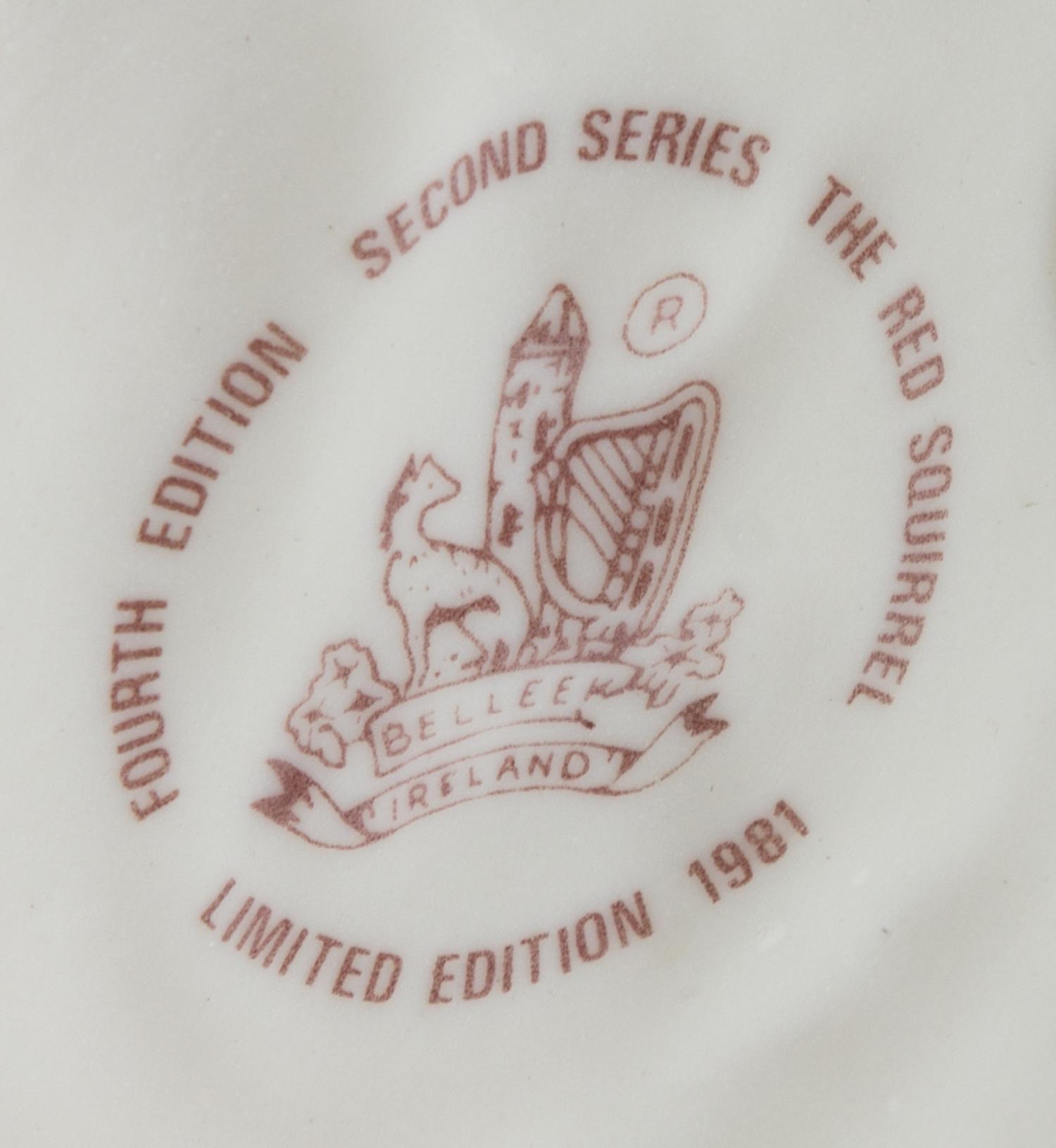 An Assortment of Belleek Christmas Plates Diameter 9 inches. — SIXTH AND SEVENTH GREEN MARKS (1965-1993)