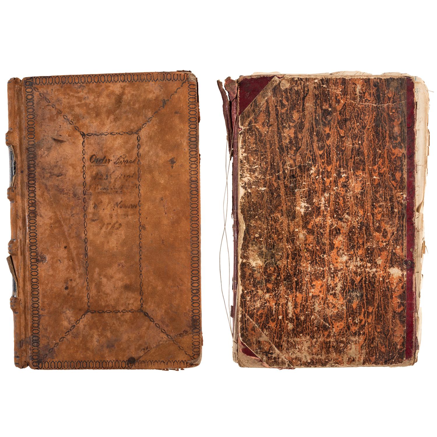 A collection of items identified to Lieutenant Colonel Jonathan Biggs, 123rd Illinois Infantry, “Wilder’s Brigade,” highlighted by bullet-struck frock coat and vest worn during the assault on Selma, Alabama. 2 April 1865.