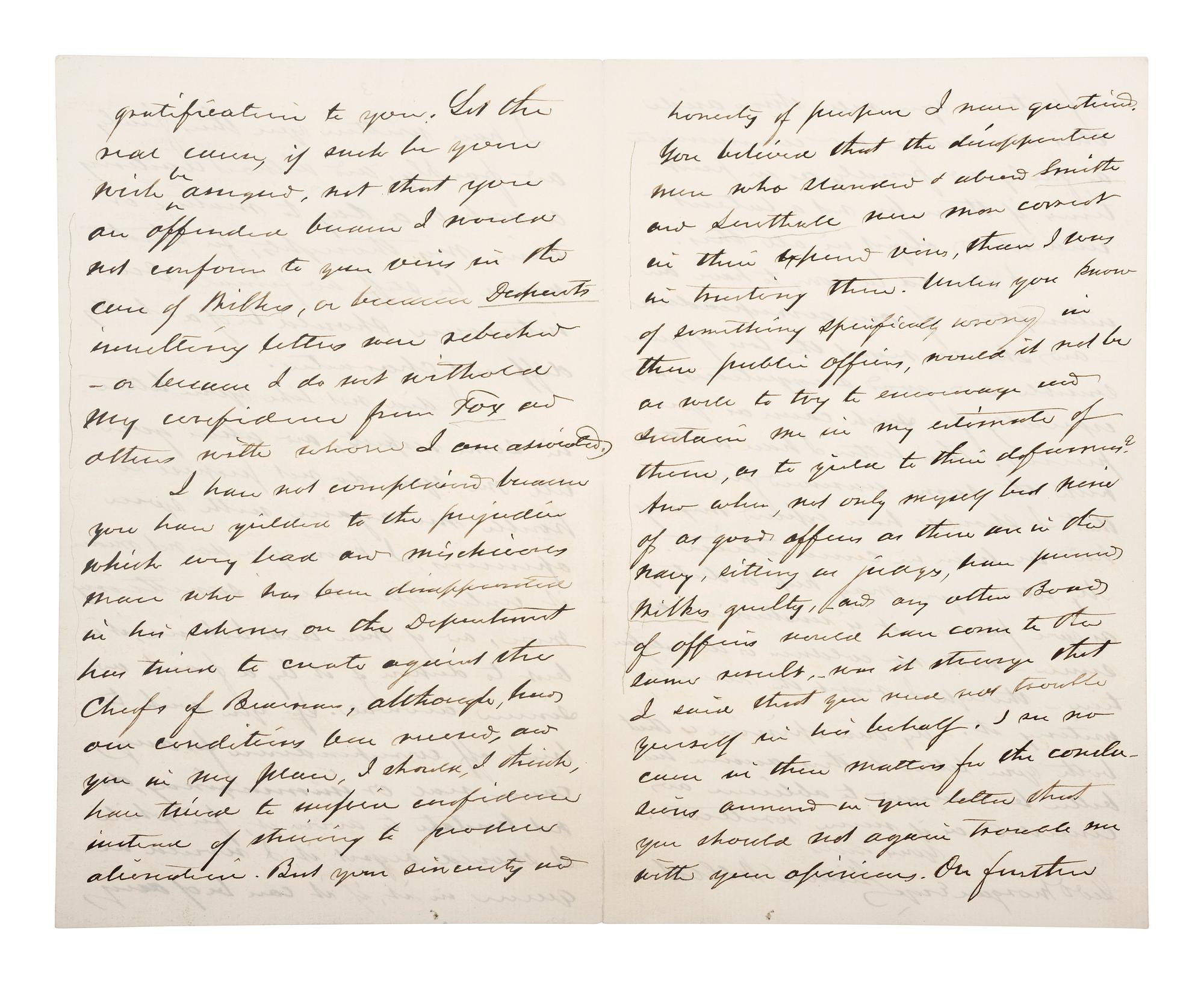 WELLES, Gideon (1802-1878). Letters and document associated with Welles, and other naval commanders.