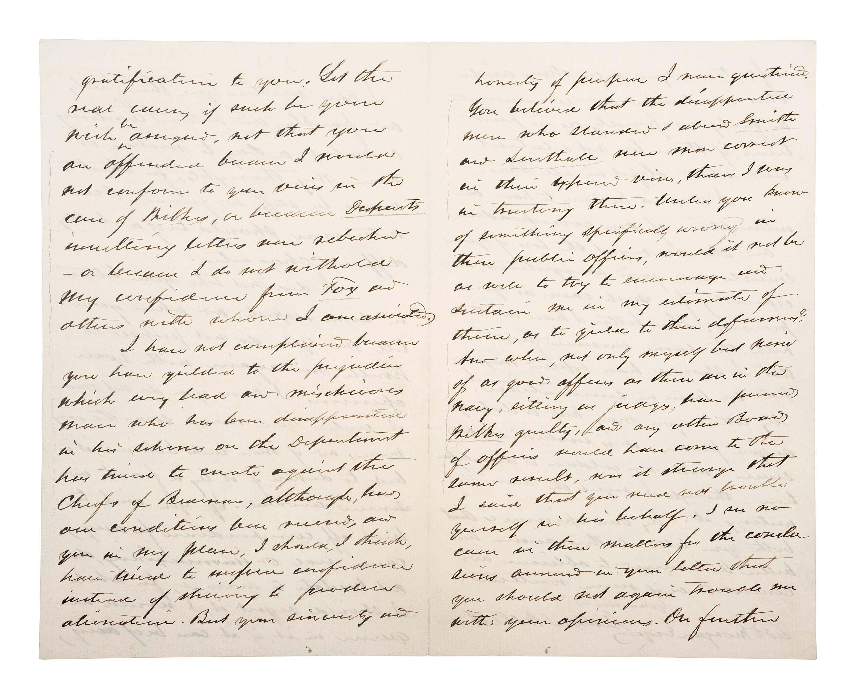 WELLES, Gideon (1802-1878). Letters and document associated with Welles, and other naval commanders.