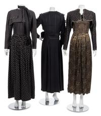 Three Geoffrey Beene Evening Ensembles, 1980s