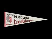 A Complete Set of 23 1980s Michael Jordan Rookie Era NBA Pennants,