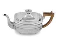 A George III Silver Three-Piece Tea Service