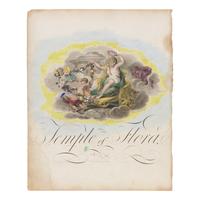 [Natural History] Thornton, Robert John. Group of 18 botanical plates from the 1812 quarto edition of "Temple of Flora"