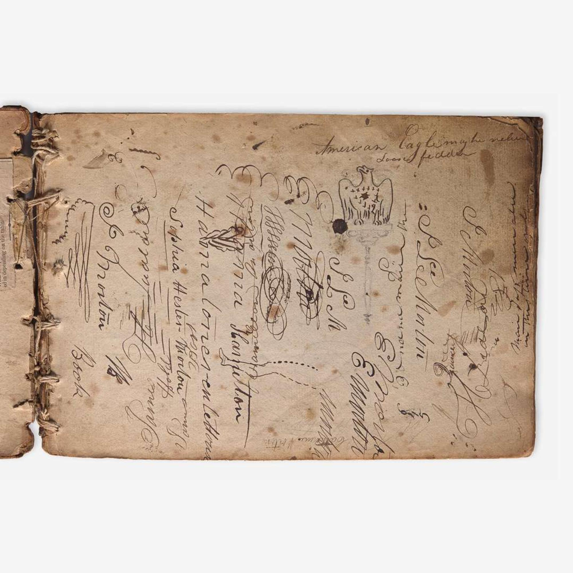 A rare 18th-century American manuscript culinary and medicinal recipe book of Catharine Morton(1767-1836) New York City, 1791 to early 19th century