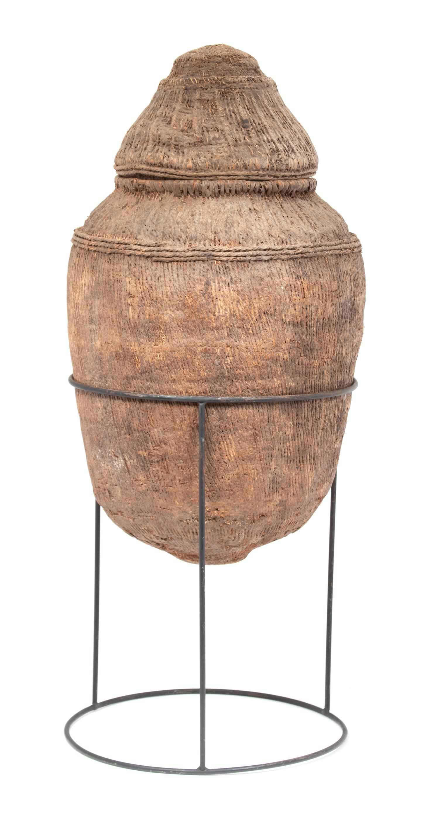 Two Ethiopian Milk Jugs Height of largest 20 1/2 inches. — 20TH CENTURY