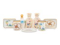 Eight Porcelain Table Articles