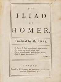 [Literature] [Homer] Pope, Alexander (editor): The Iliad of Homer