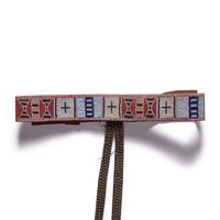 Apsáalooke [Crow] Beaded Belt, with Tacked Drops