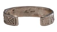 Sterling Silver Cuff Bracelet, with Micro Mosaic Inlay Lot is located and will ship from Denver, Colorado.