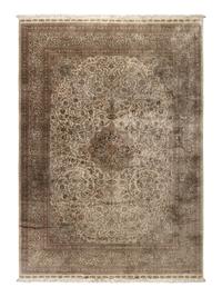 A Tabriz Silk Rug