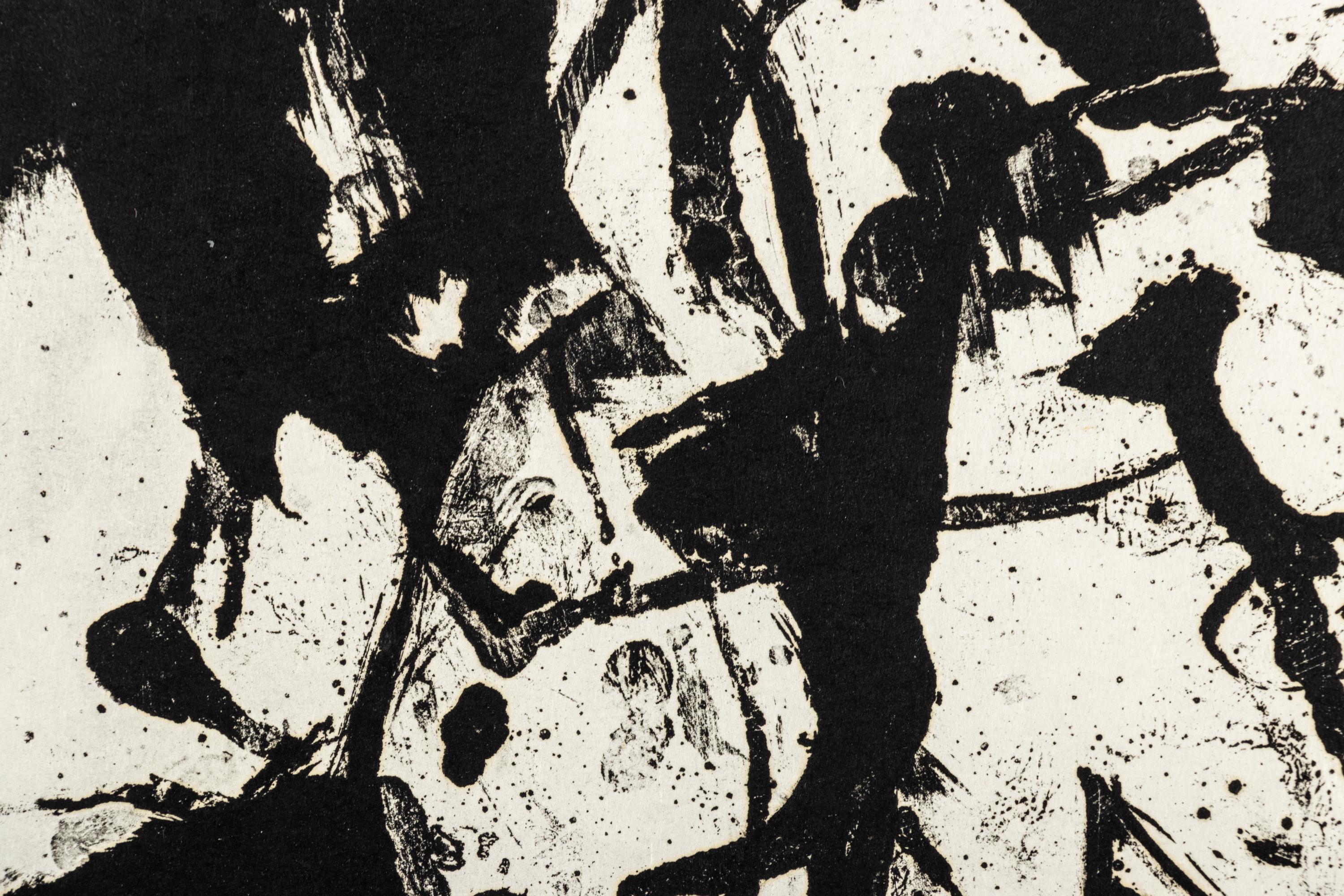El Sereno , 1955 Composizione , 1958, and Notte D’Inverno, 1960 (a group of three prints)