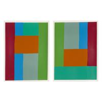 Dan Christensen (American, 1942–2007) — Chord Progression I and II (a pair of works)