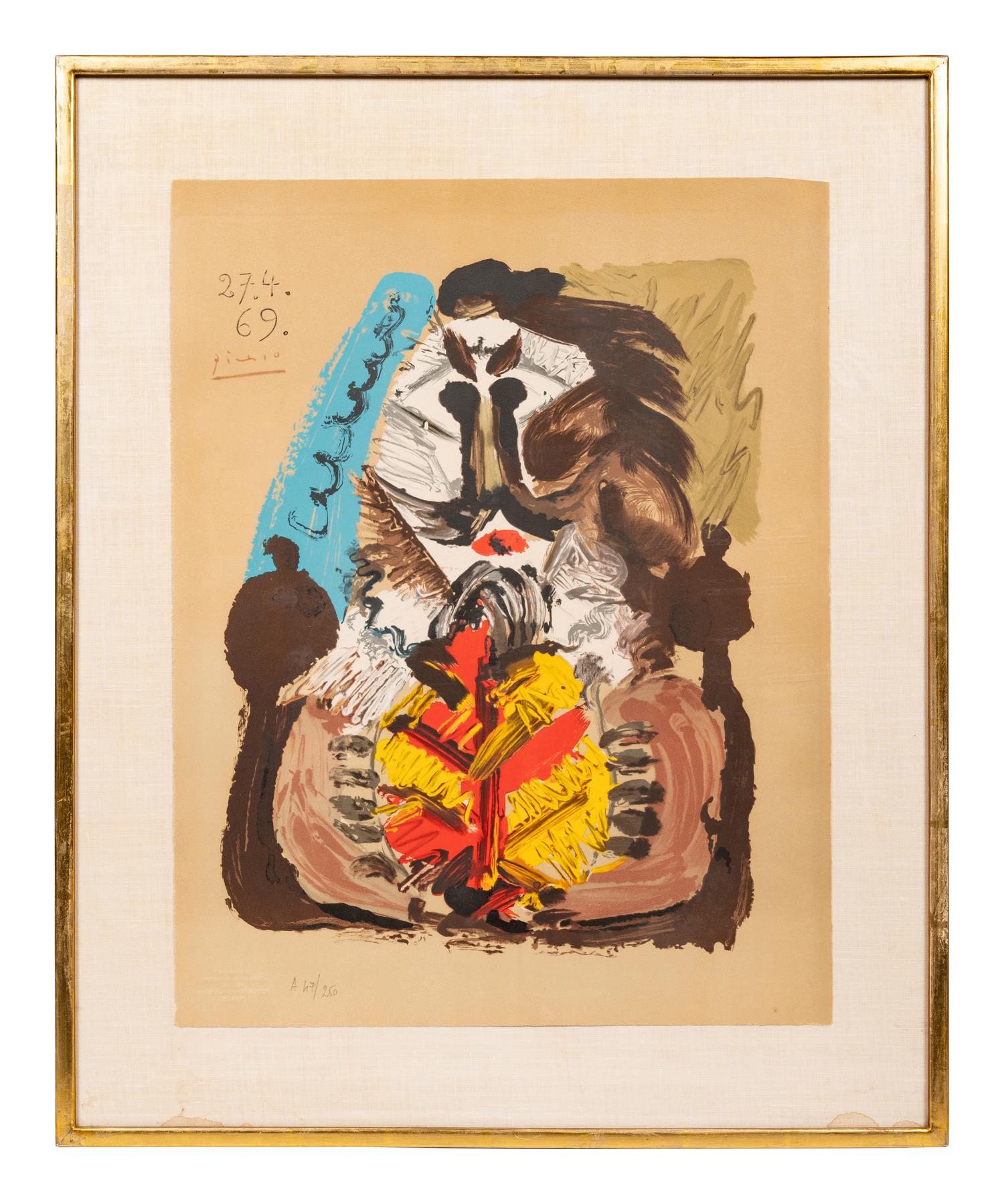 A group of three prints from Portraits Imaginaires