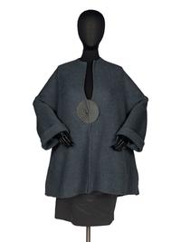 Geoffrey Beene Grey Jacket and Skirt