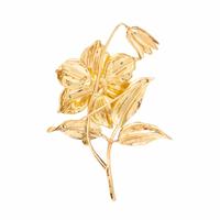 Angela Cummings, Tiffany & Co., Yellow Gold Flower Brooch