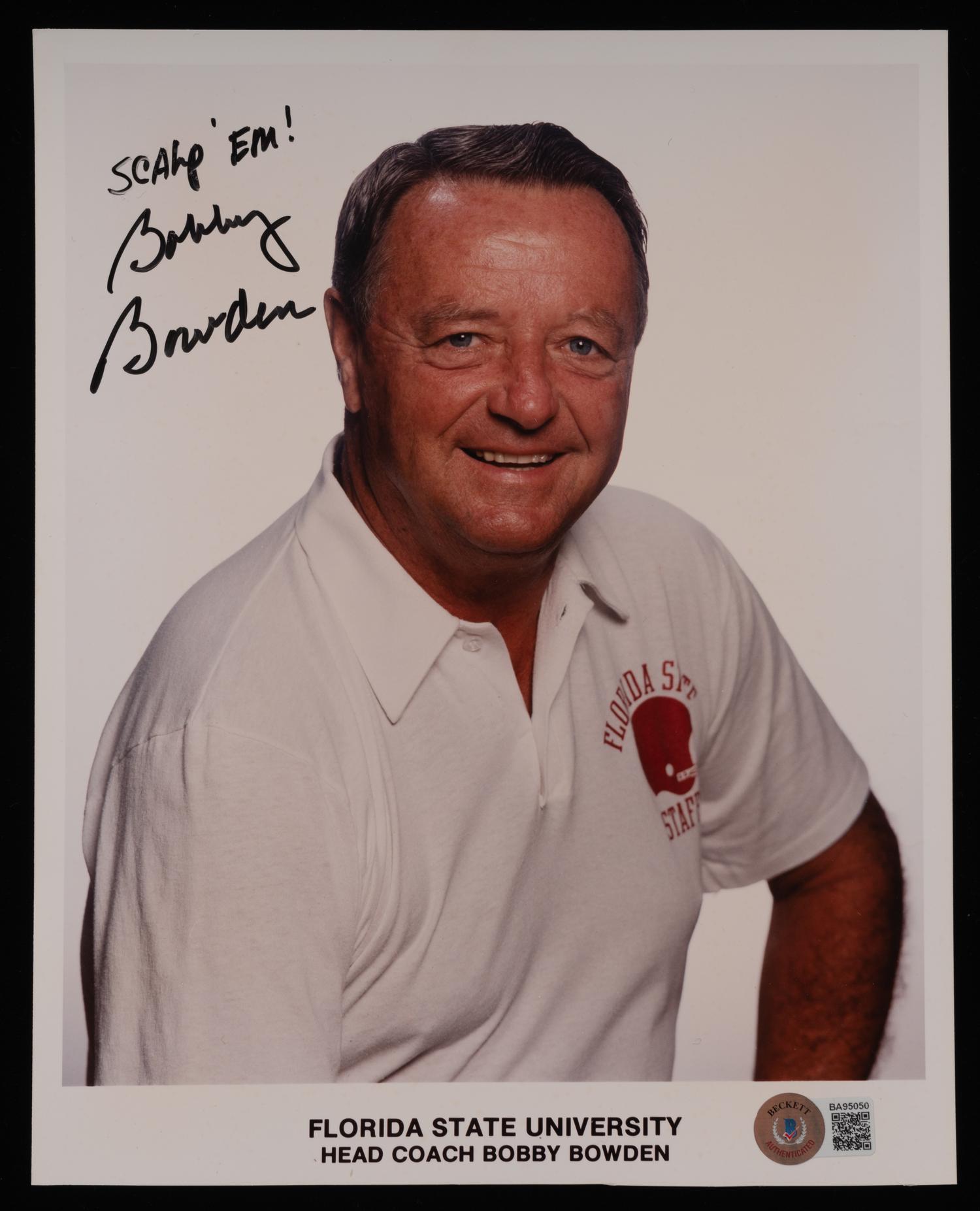 A Group of College Football Hall of Fame Coaches Signed Autograph Items (BAS Beckett Authentication Services Certified),