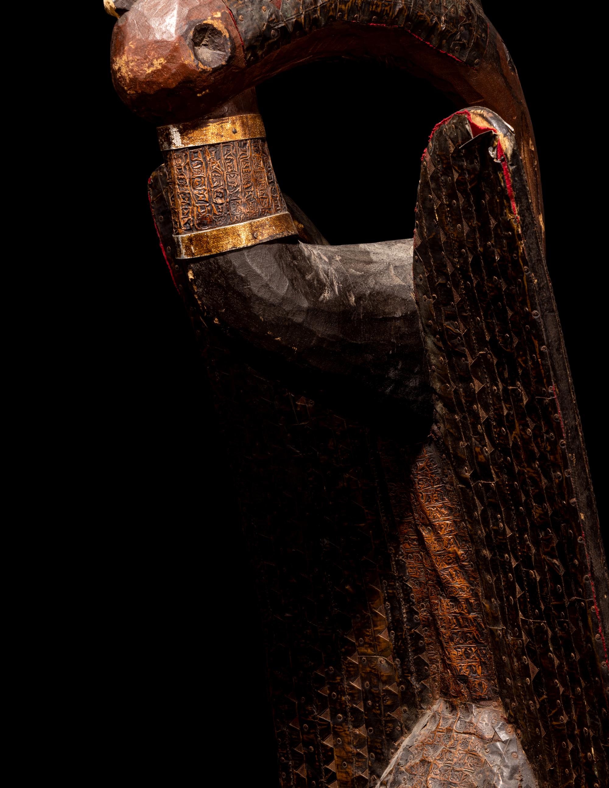 A Senufo Wood Bird Figure