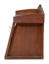 A Late Classical Parcel Gilt Desk Cupboard