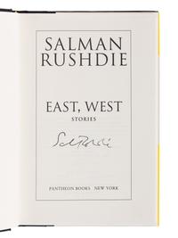 RUSHDIE, Salman (b. 1947). A group of 9 FIRST EDITIONS, many SIGNED, comprising: