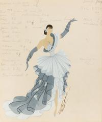 Erte (Romain de Tirtoff), (French, 1892-1990), Opening Scene, Starlet