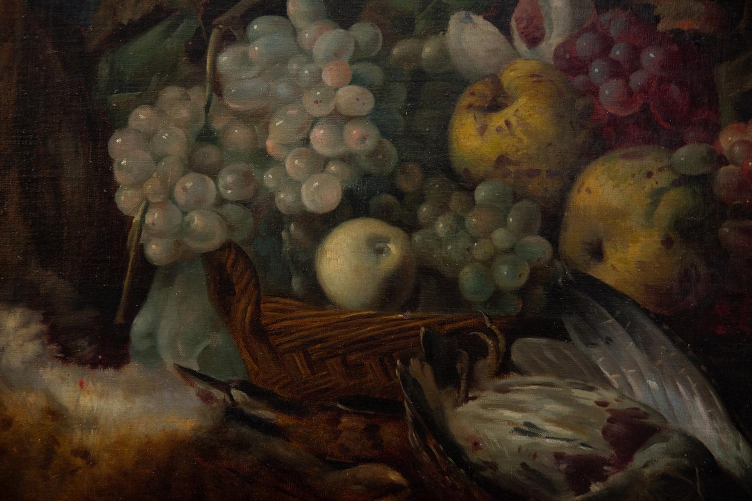 Still Life with Game, Rabbit and Fruit , 1898
