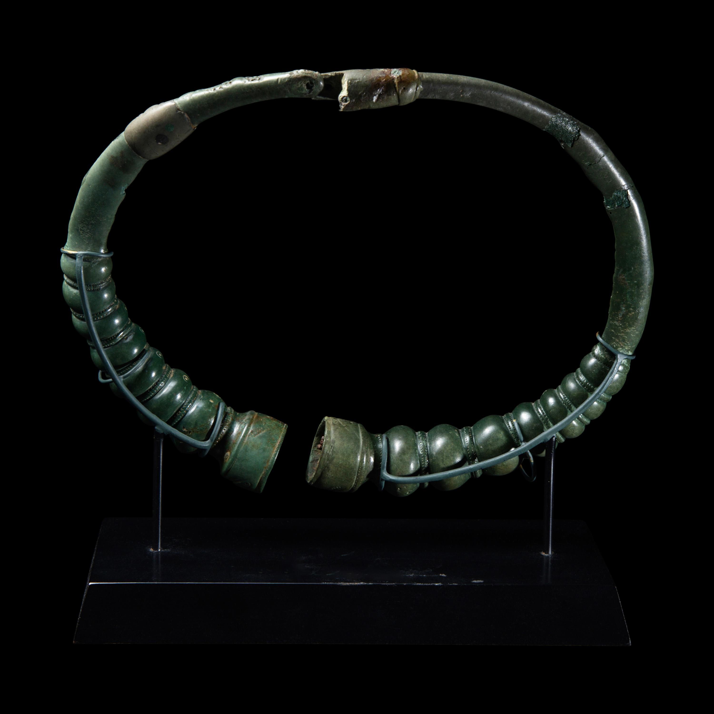 A Celtic Bronze Torque