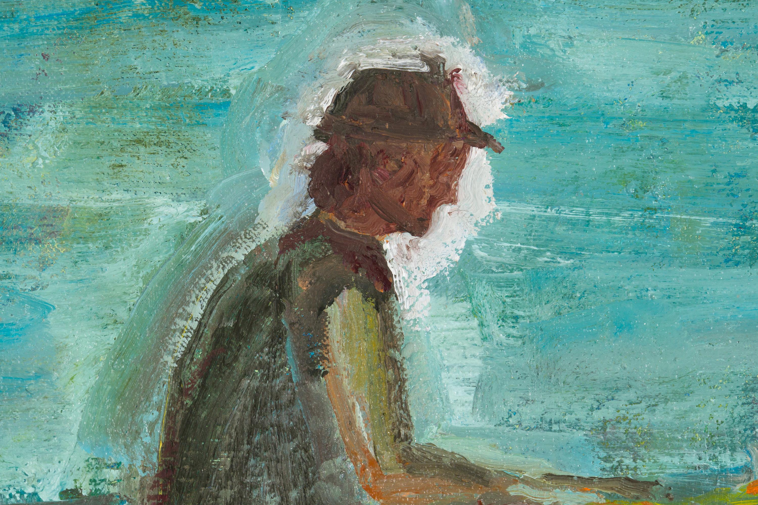 Boatman William Hynes in a Boat Key Largo, FL , 1990, and Rainbow House (two works)