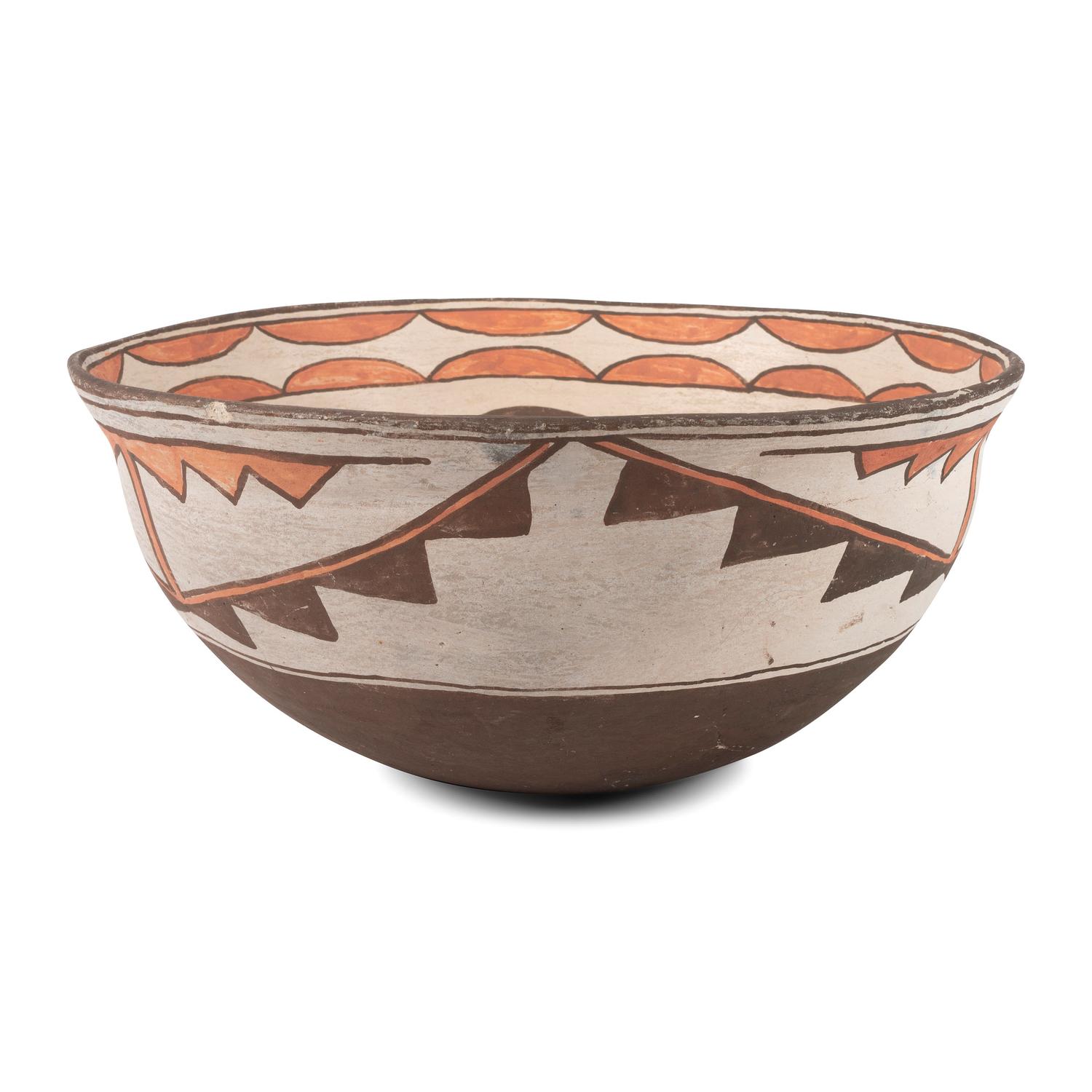 Polychrome Pottery Bowl