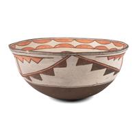 Polychrome Pottery Bowl