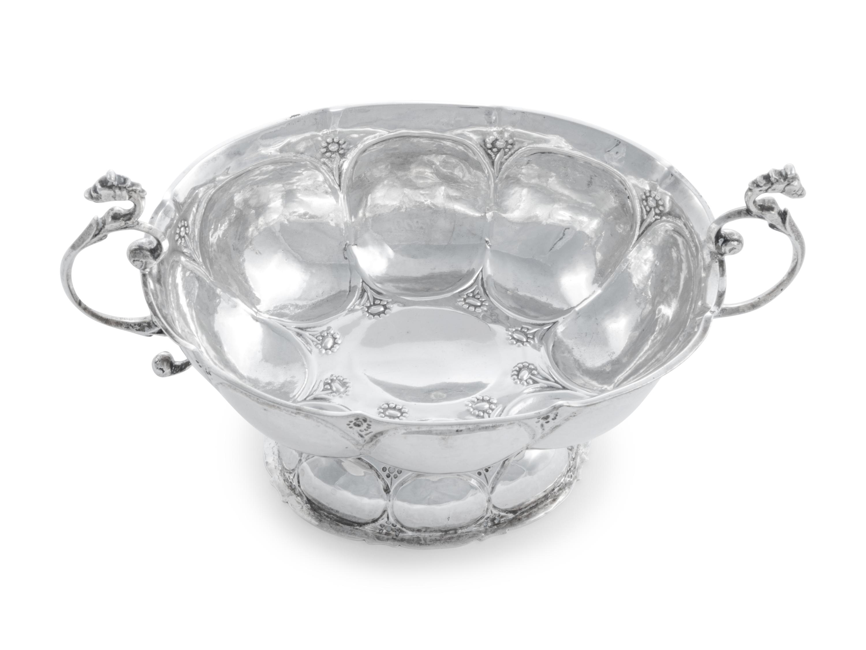 A Dutch Silver Sugar Bowl