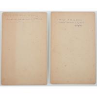 Two Boudoir Cards of Oklahoma Territory Indians, Incl. Chief of Otoes